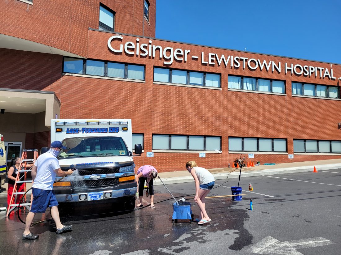 Hospital staff lead EMS Appreciation Rig Wash News, Sports, Jobs The Sentinel